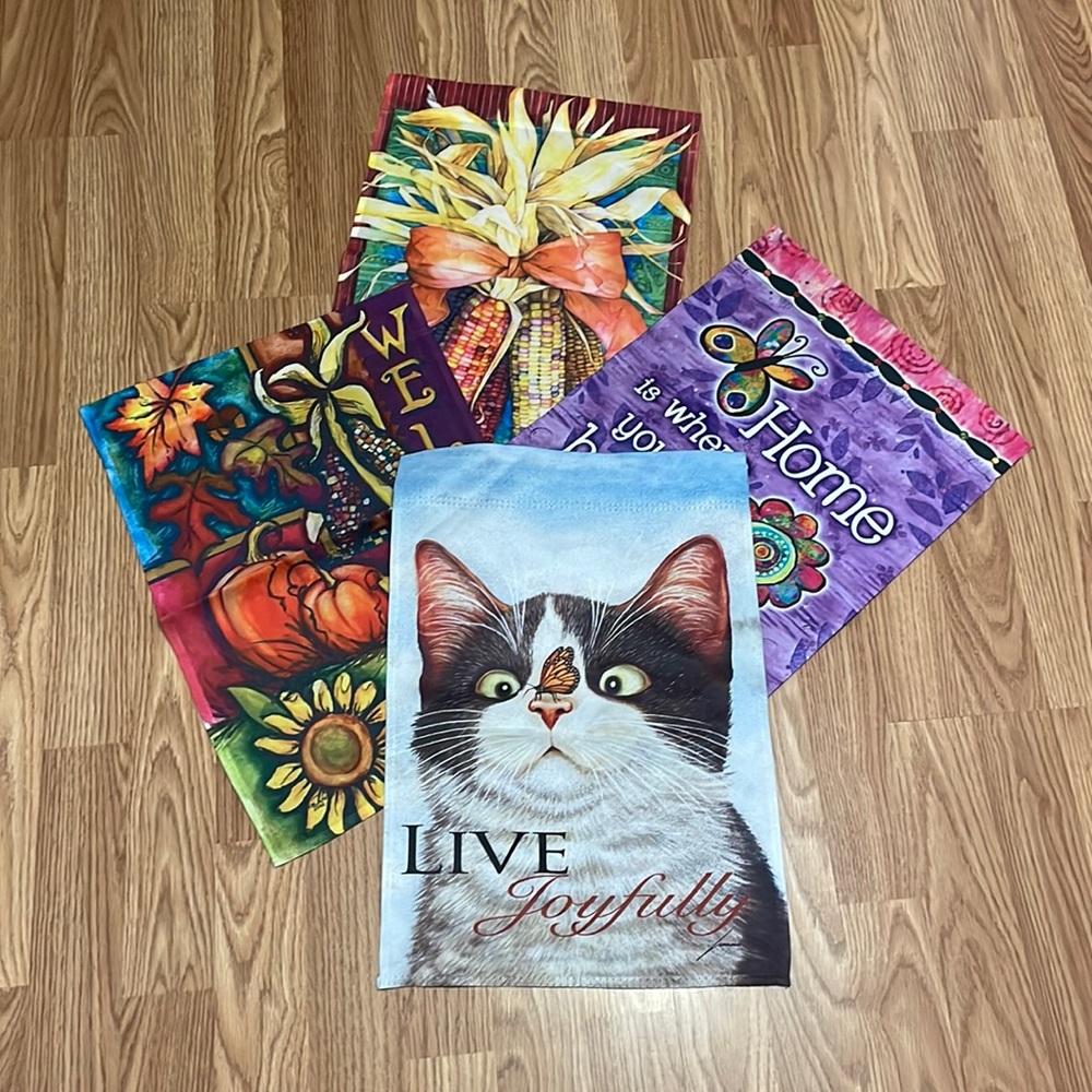 Garden Flag 12" x18"  Bundle